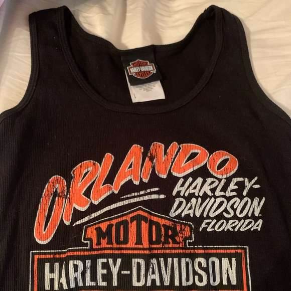 Harley-Davidson Tops - Harley Davidson Orlando Florida ribbed tank top